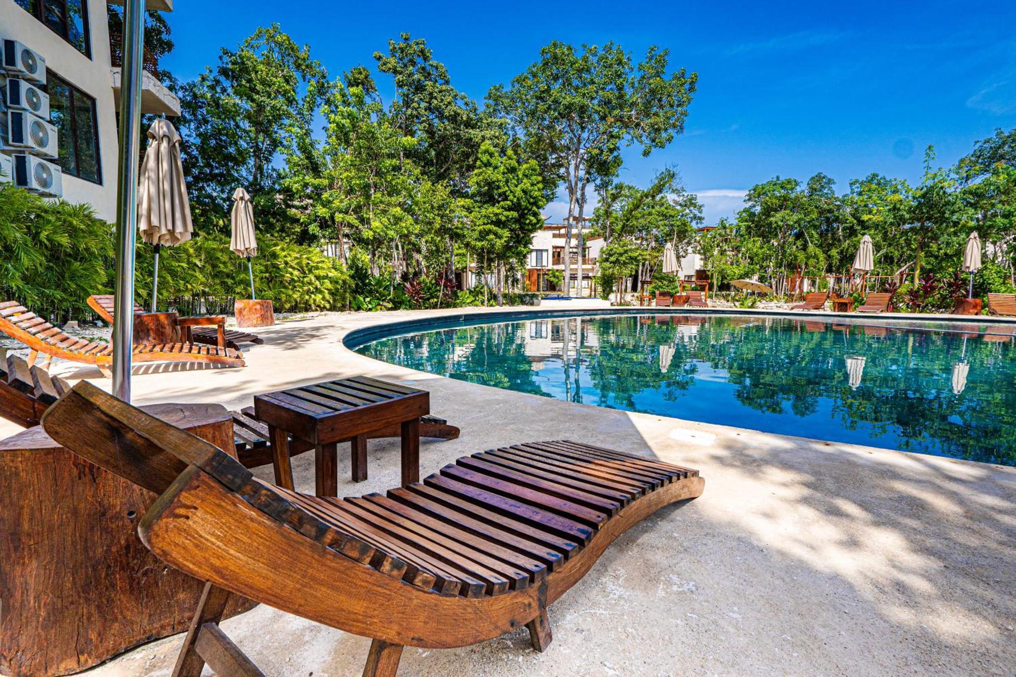 Tulum Jungle Villas - Chakra Artbat Esterno foto